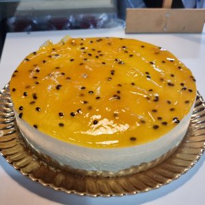 TARTA DE QUESO DE MARACUYA